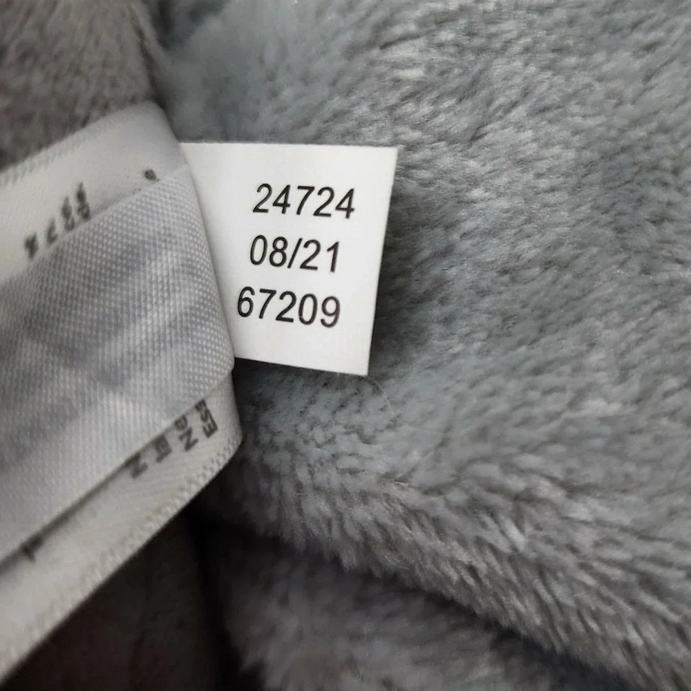 Carters Elephant Security Blanket Kids Gray Lovey Satin Trim Plush Snuggler‎
